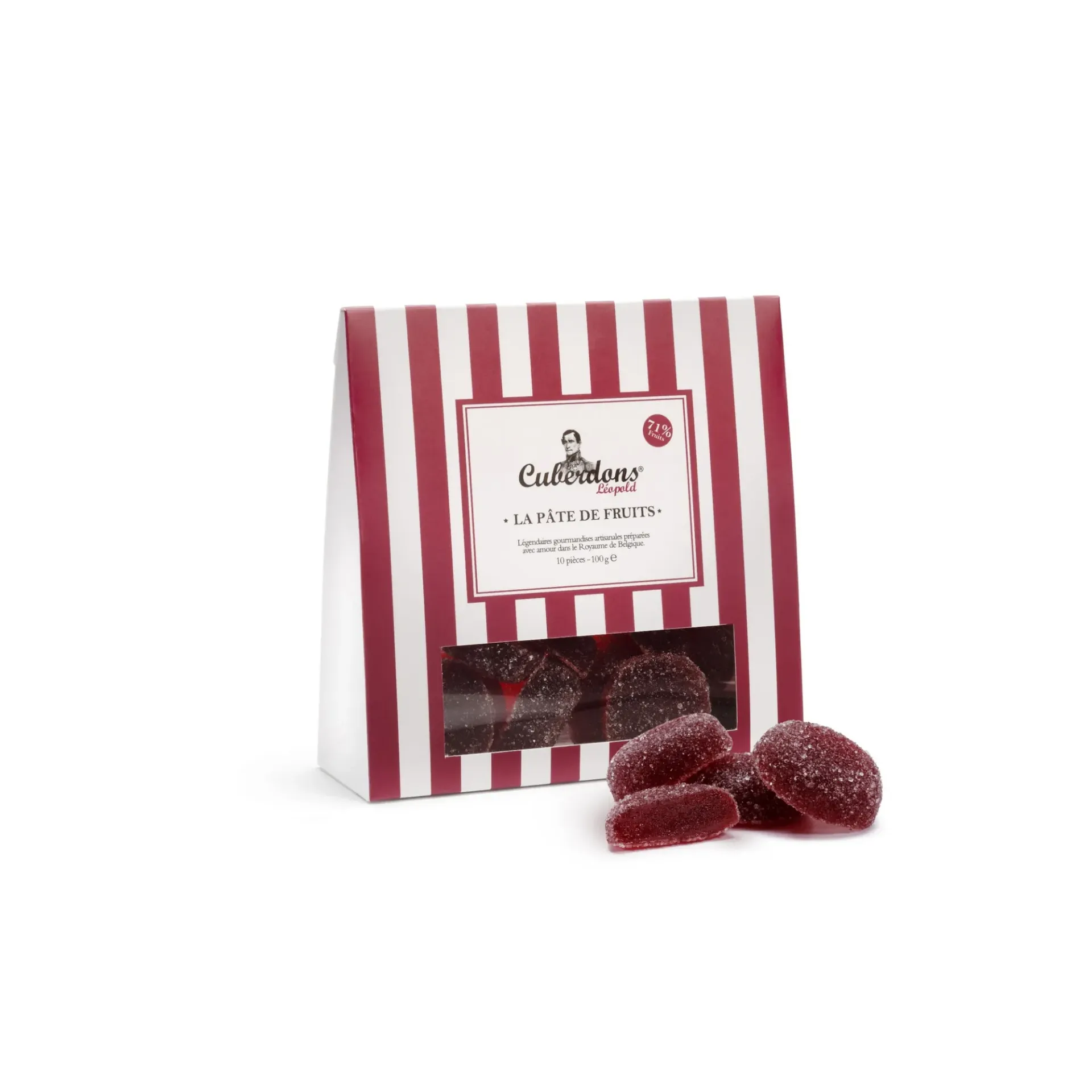 10 Pâtes de fruits with Cuberdons flavor