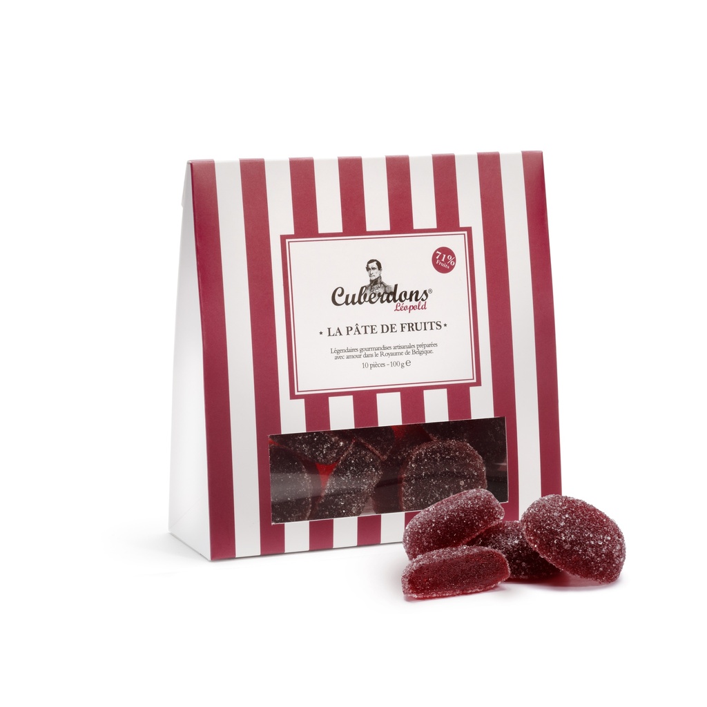 10 Pâtes de fruits with Cuberdons flavor