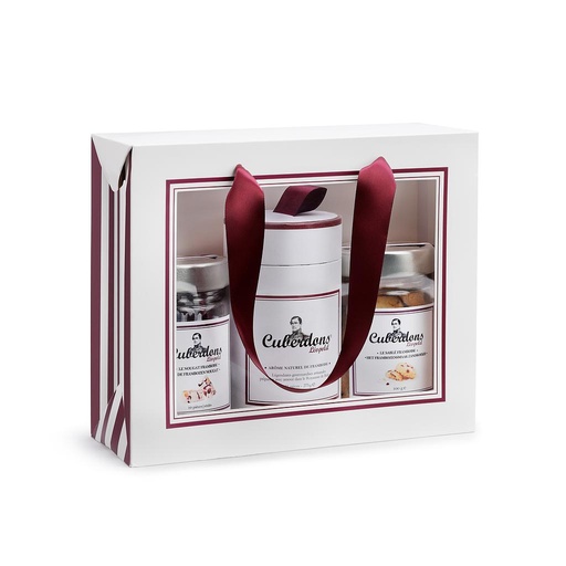 [COSACDEC] DISCOVERY box containing a bag of 10 cuberdons, 10 nougats and 15 shortbreads